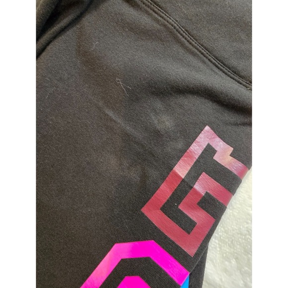 Victorias Secret LOVE PINK Leggings Pants Sz M Athletic Rainbow Logo Lot 2 Yoga - Picture 3 of 8